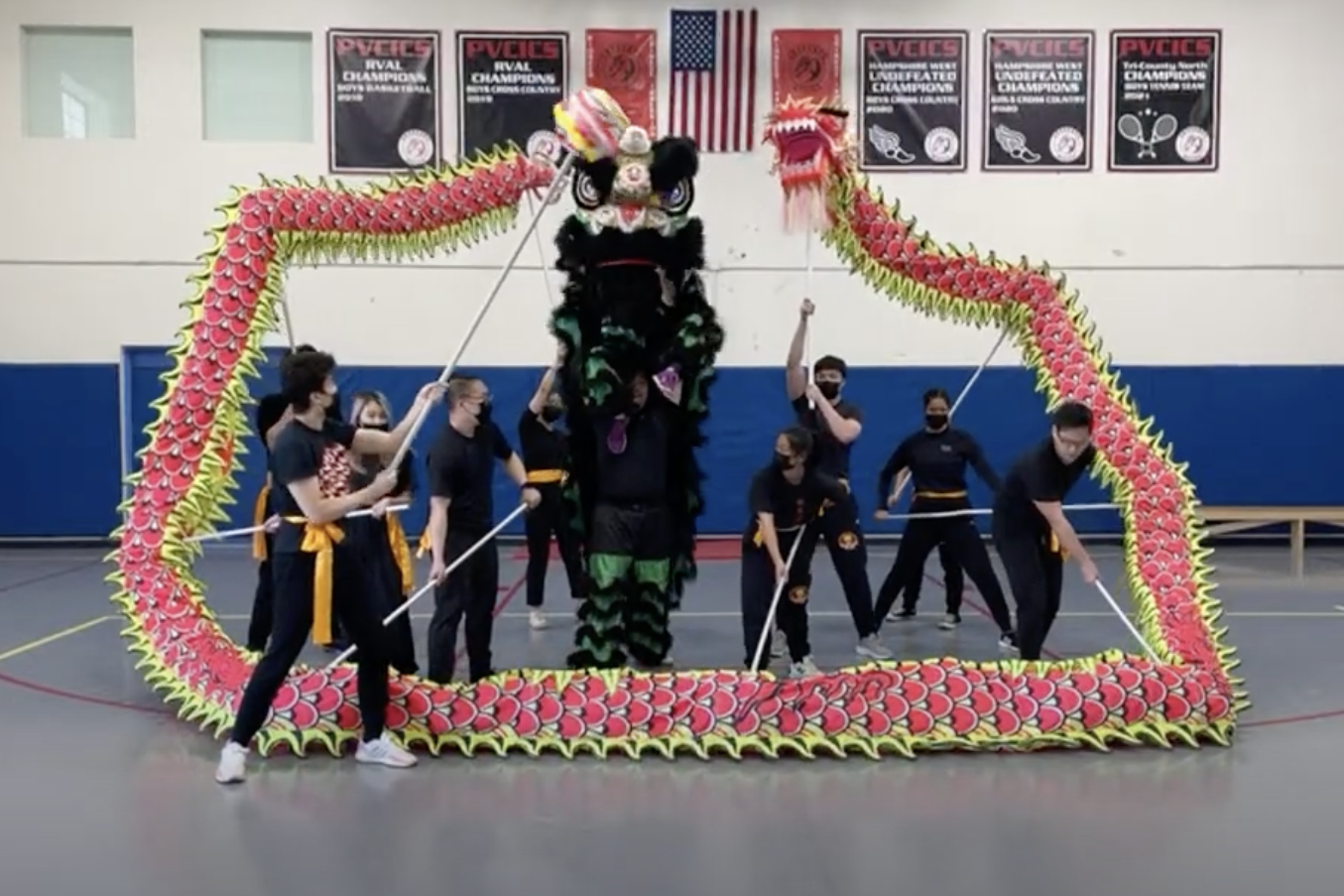 Opening Performance for the 2022 Intercollegiate Lion Dance Conference